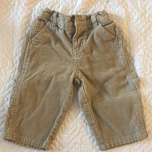 Corduroy khaki pants